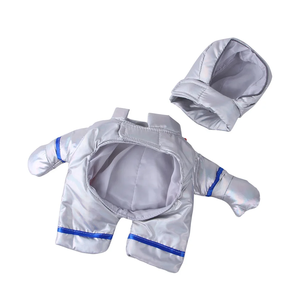 Divertenti vestiti per animali domestici per cani tuta spaziale Pet Cosplay abbigliamento cucciolo gatto astronauta costumi Halloween Party Dress Up