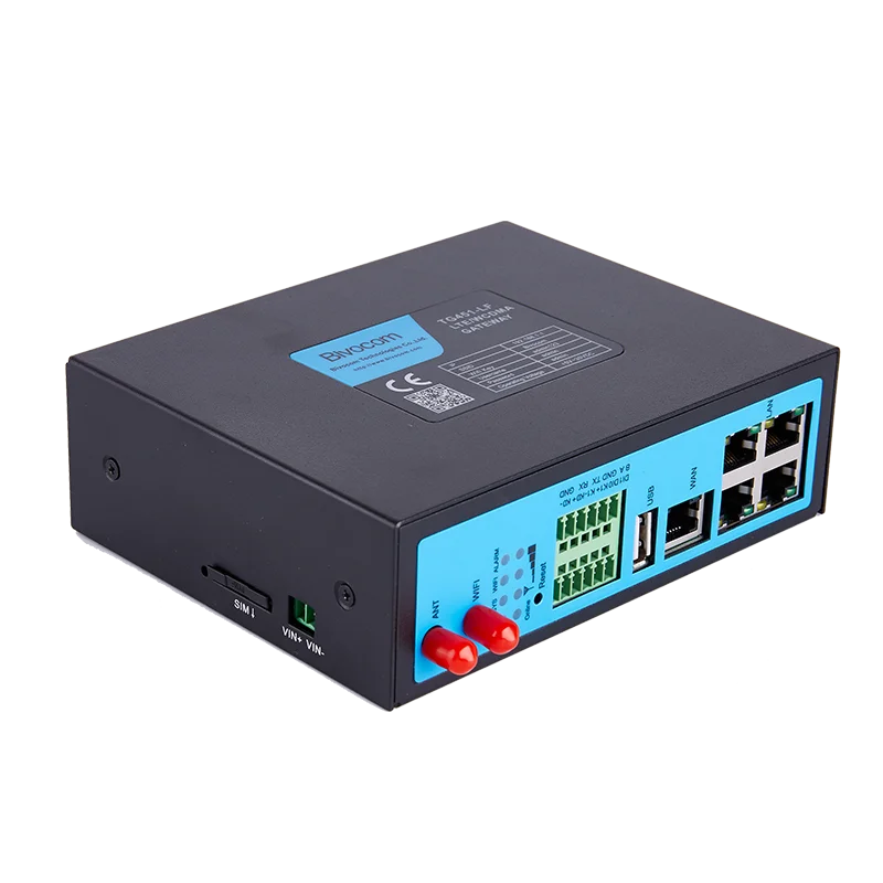 

Bivocom IP30 4G IoT Gateway TG451 RS232 RS485 IoT M2M Industrial Gateway with Dual SIM Card