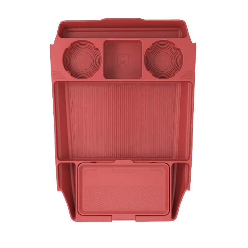 For AITO M6 2026 Multi-Function Lower Center Console Storage Box Glasses Holder Car Mod Parts