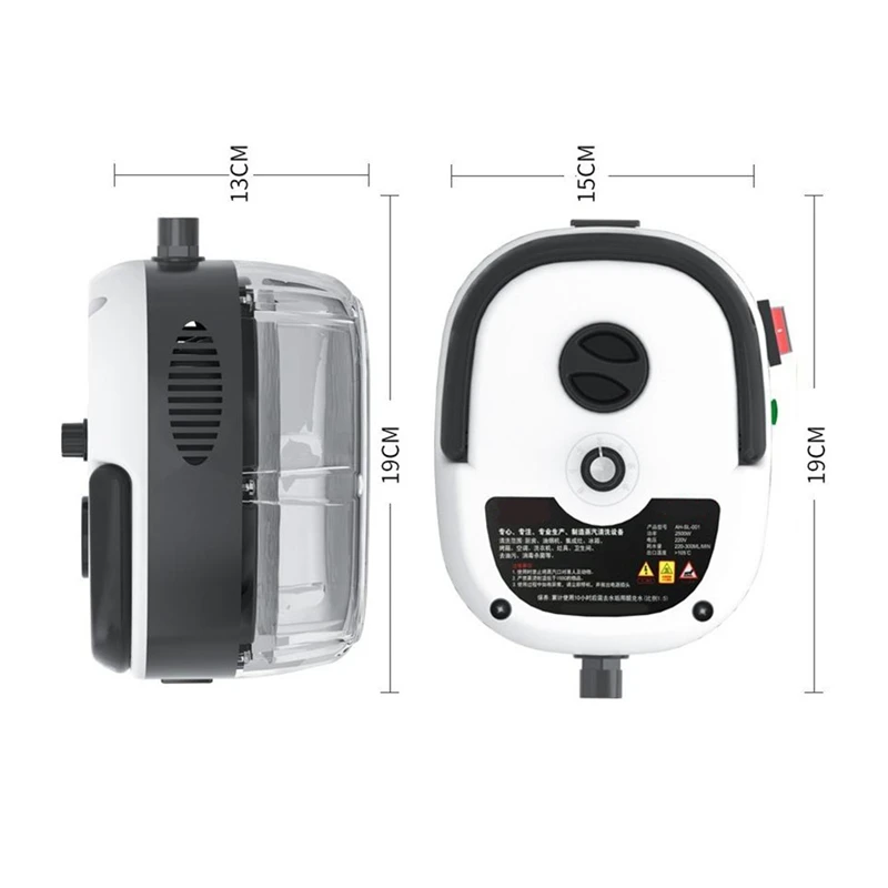 スチームクリーナー,高温殺菌,調理,車の掃除機,EU (白)