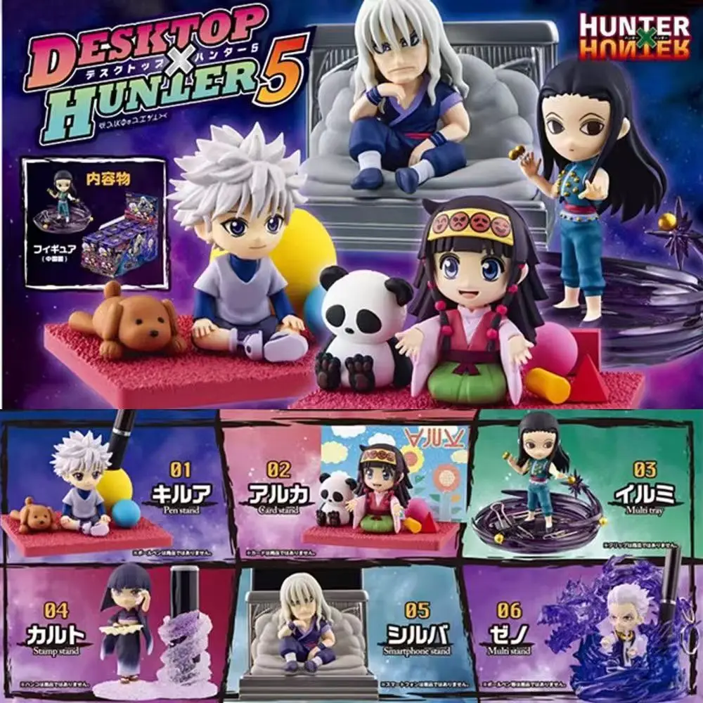

2025 Newest Arrival Japanese Original Anime Figure Q Version Zoldyck Family Killua/Illumi Zoldyck/Alluka Zoldyck Action Figure