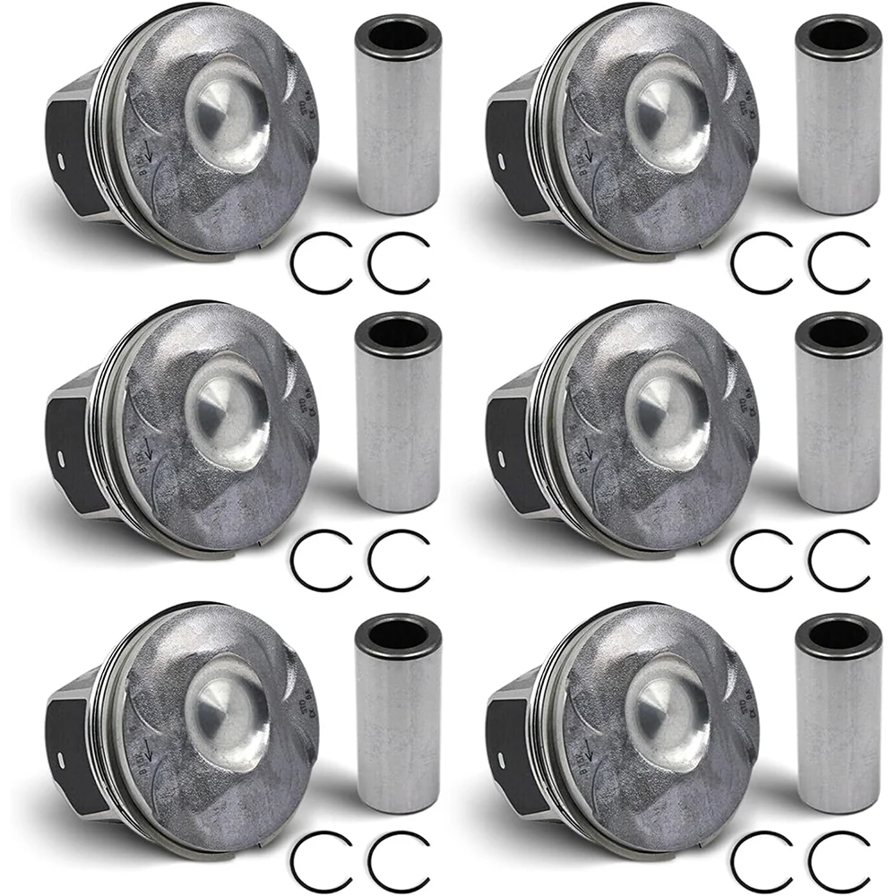 Engine piston kit For LAND ROVER DISCOVERY RANGE ROVER VELAR JAGUAR F-PACE F-TYPE XE XF 3.0L 3.0 L T V6 GAS 12-21 LR041639 306PS