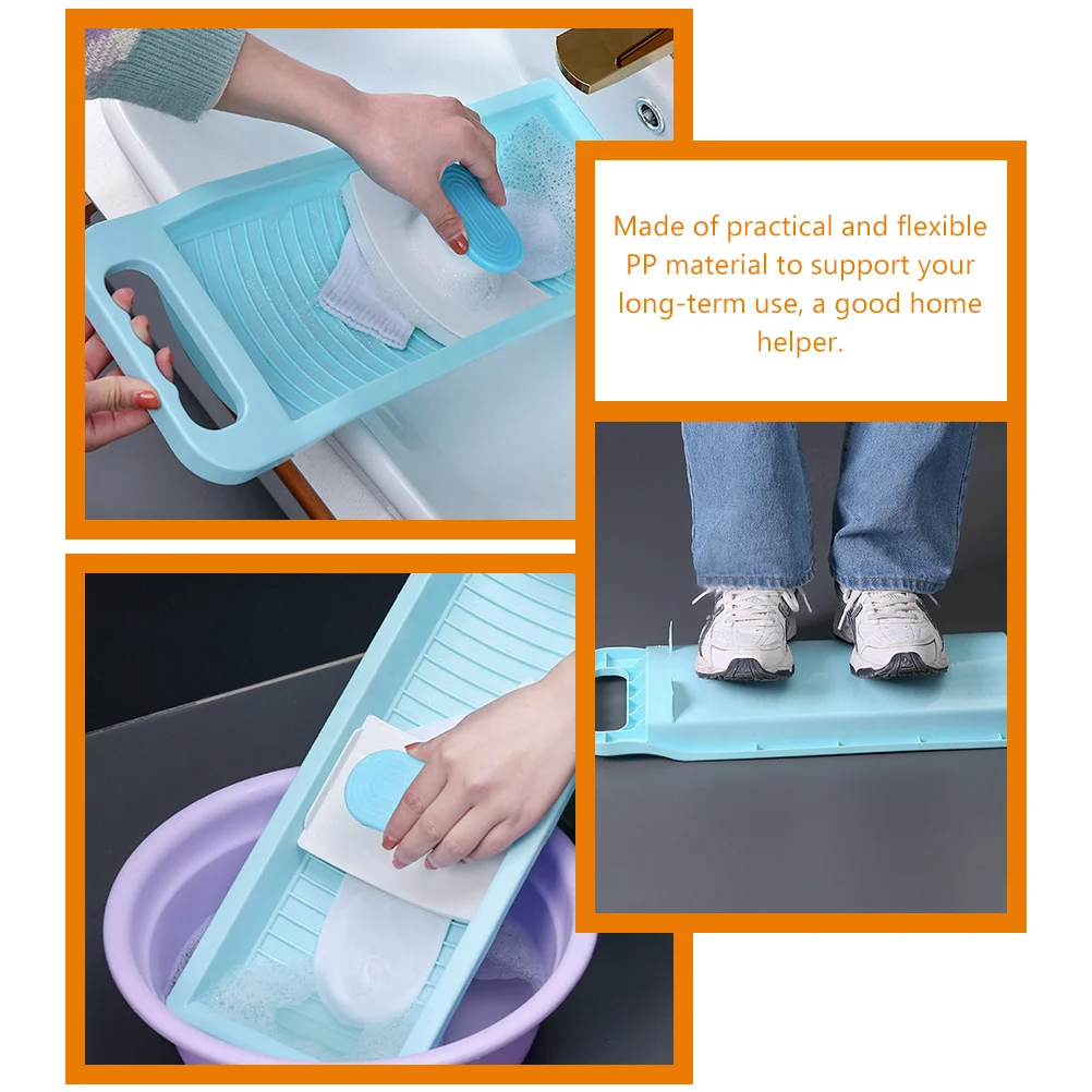 Manual Clothes Washer Washing Scrubbing Boards Handheld Washboard Home for Sturdy Laundry Non-slip