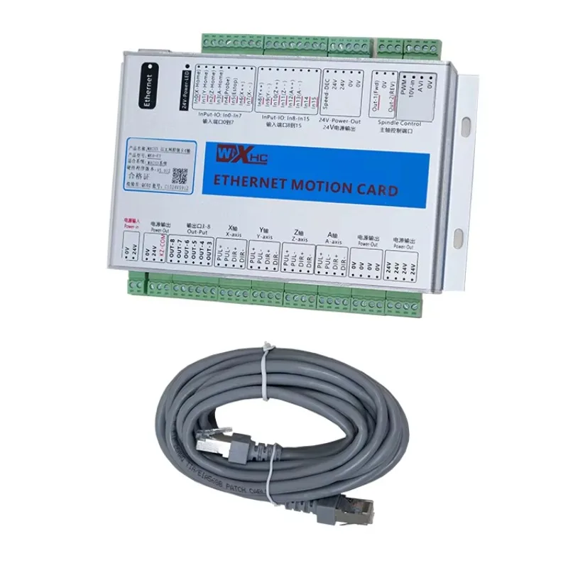 

MK4-ET Mach3 Карта управления движением Плата контроллера Ethernet Плата расширения для фрезерного гравировального оборудования с ЧПУ