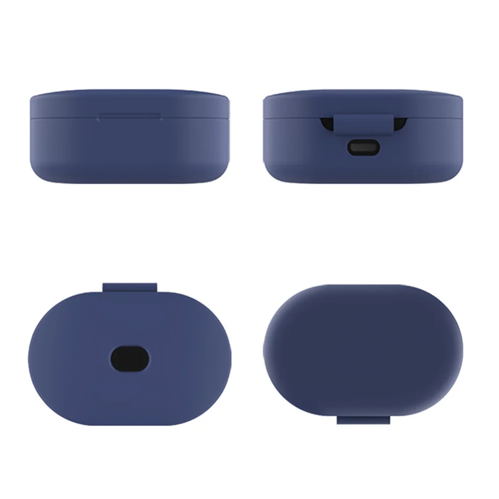 Funda de silicona de Color para auriculares MI Red mi AirDots, funda para auriculares inalámbricos TWS