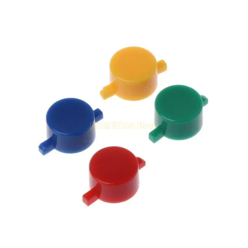 F62C 4pieces ซ่อมชิ้นส่วนปุ่มพลาสติก A B X Y ABXY BUTTON ACCESSION สำหรับ NES