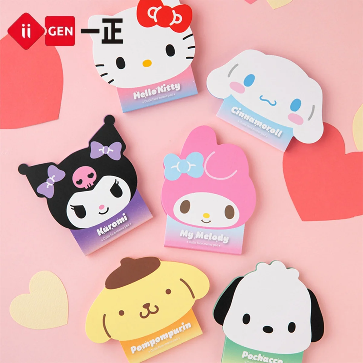 Sanrio Anime Kitty Memo Pad Sticky Notes Cute Sticky Notes Personalized Sticky Notes Cute Office Supplies Fun School Supplies