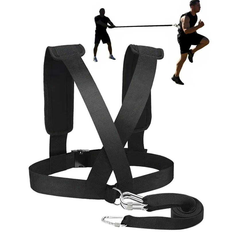 

Football Speed Training Harness Vest Soccer Workout Resistance Speed Agility Training Kits Adjustable Shoulder Strap Band Rope