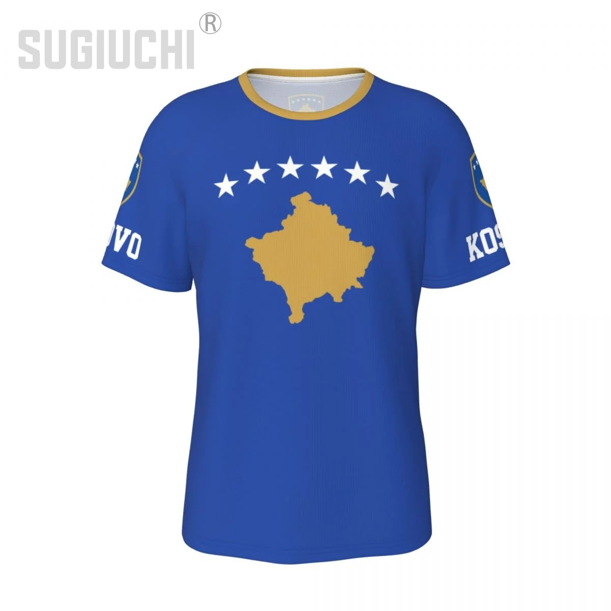 Unisex Nation T-shirt Kosovo Flag Kosovars T-shirts jersey For Men Women Soccer Football Fans Gifts Custom clothes tee