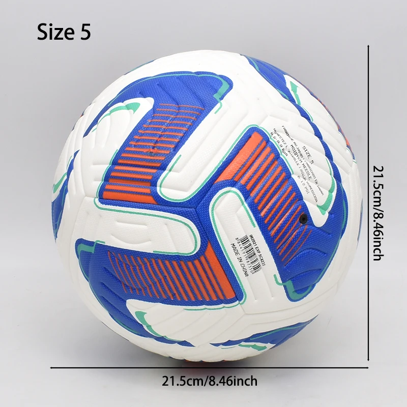 Soccer footy football training ball Size 5 PU Indoor football Match ball outdoor football for men women