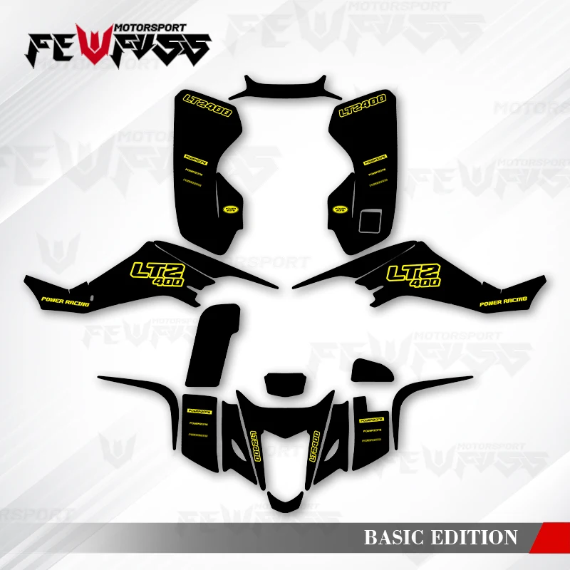 

Графические наклейки Fewfuss, наклейки для мотоцикла, фон на заказ для SUZUKI LTZ400 LTZ 400 KFX400 KXF 400 2003 2004 2005-2007 001