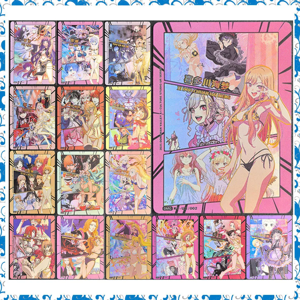 

Anime Goddess Story DIY ACG Fujiwara Chika Shinomiya Kaguya Mikoto Premium Glitter Collectible Card Christmas Birthday Gifts