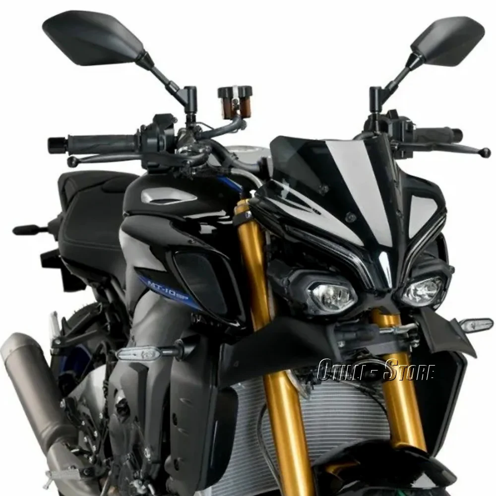 Akcesoria motocyklowe Winglet przedni spoiler akrylowy aerodynamiczny deflektor skrzydłowy dla Yamaha MT10 MT 10 MT-10 SP 2022 2023 2024