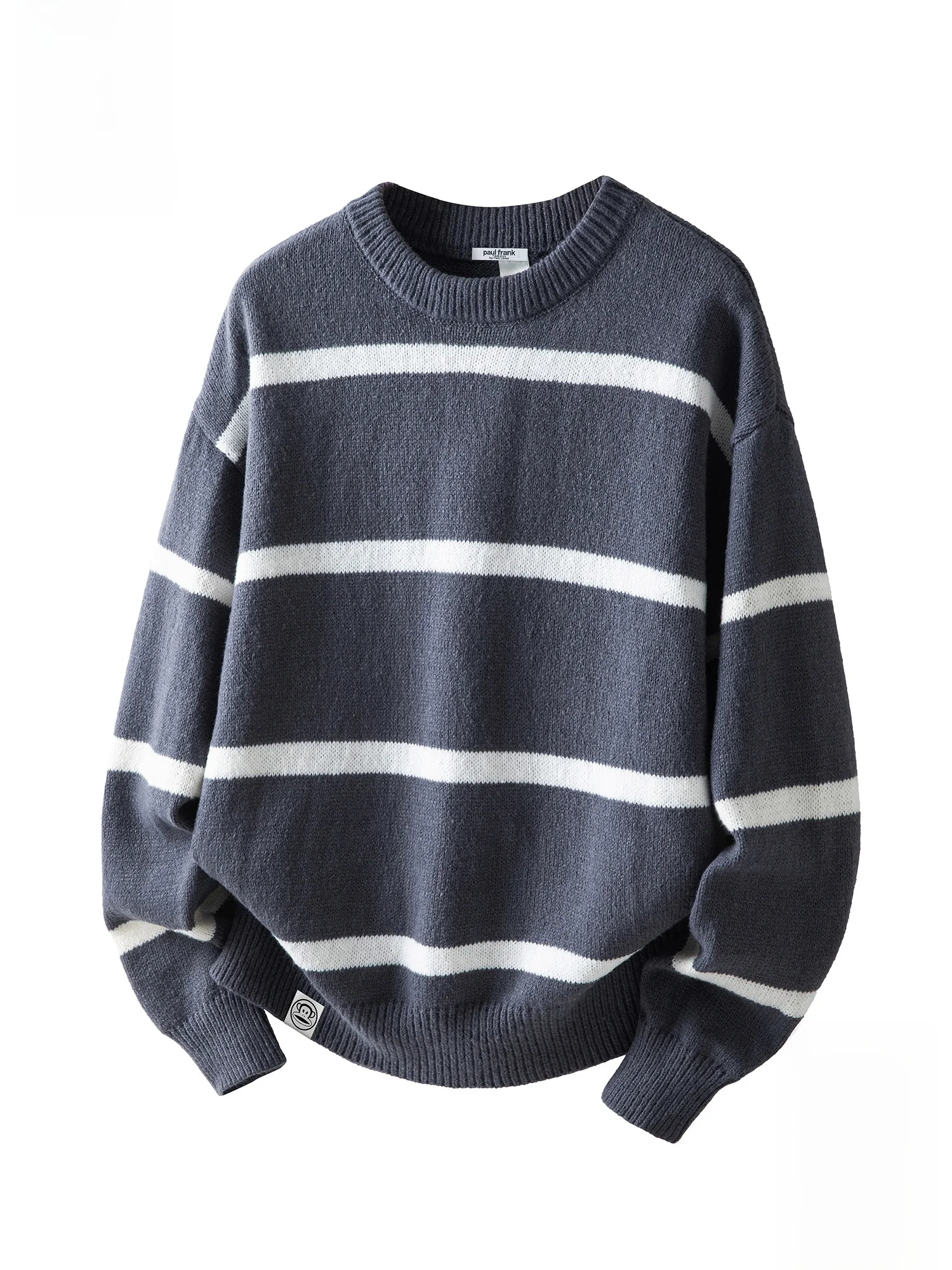 

PaulFrank round Ne Knitwear for Men Warm Casual Striped Color Blo Design Autumn Winter Faionable Polyester Blend Sweater
