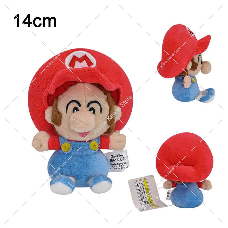 Nowy Mario Bros pluszowa zabawka dziecko Mario Luigi Waluigi Wario miękka wypchana lalka zabawki prezent urodzinowy dla dzieci