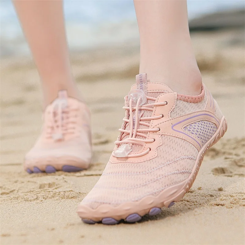 Nieuwe waterschoenen heren dames strand op blote voeten aqua schoenen sandalen drainage waadschoenen sneldrogend varen vissen surfen gym sneakers