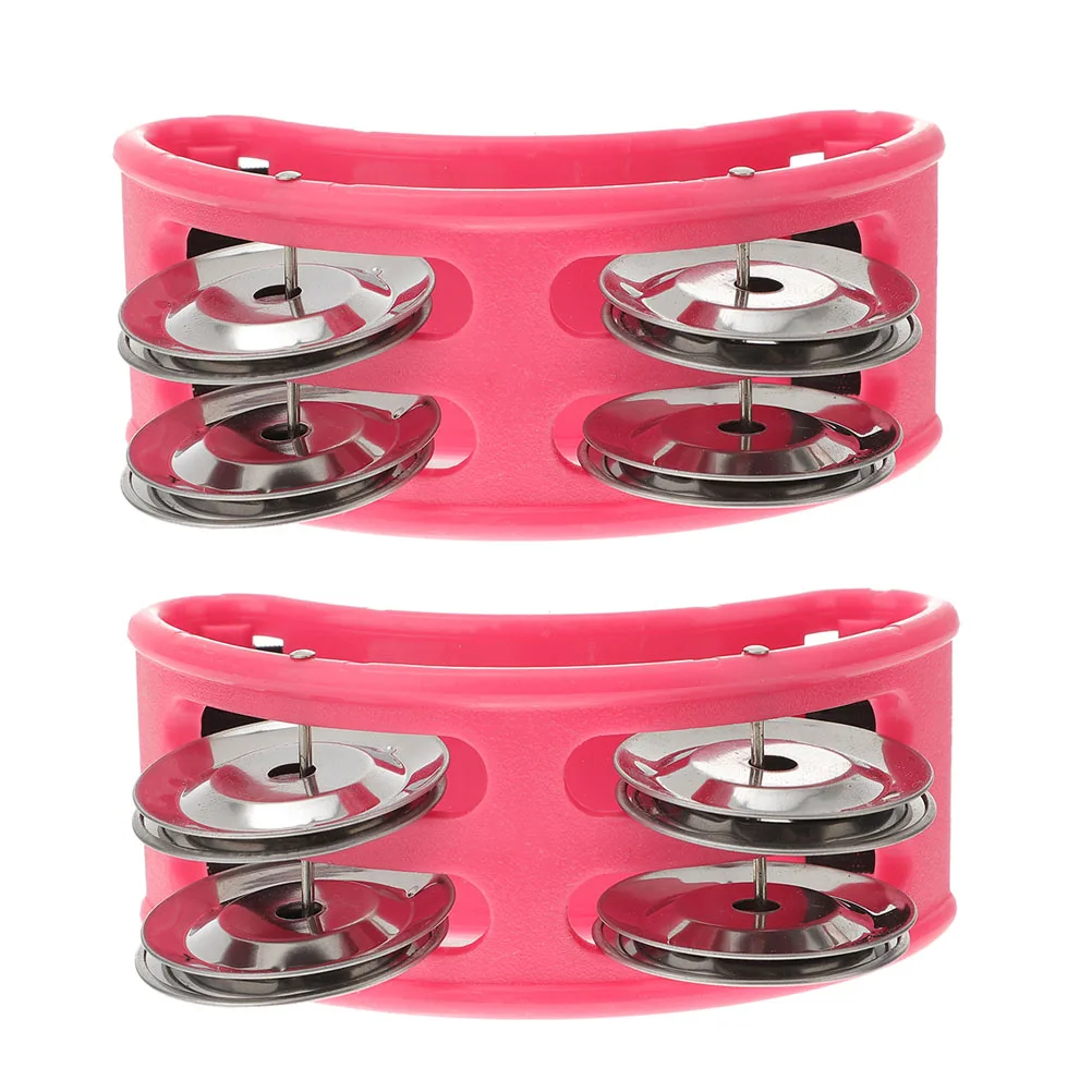 

2Pcs Foot Bell Accessories Plastic Alloy Instrument Kids Adults Shaking Sound Baby Toys Tambourines Percussion Stage Perform