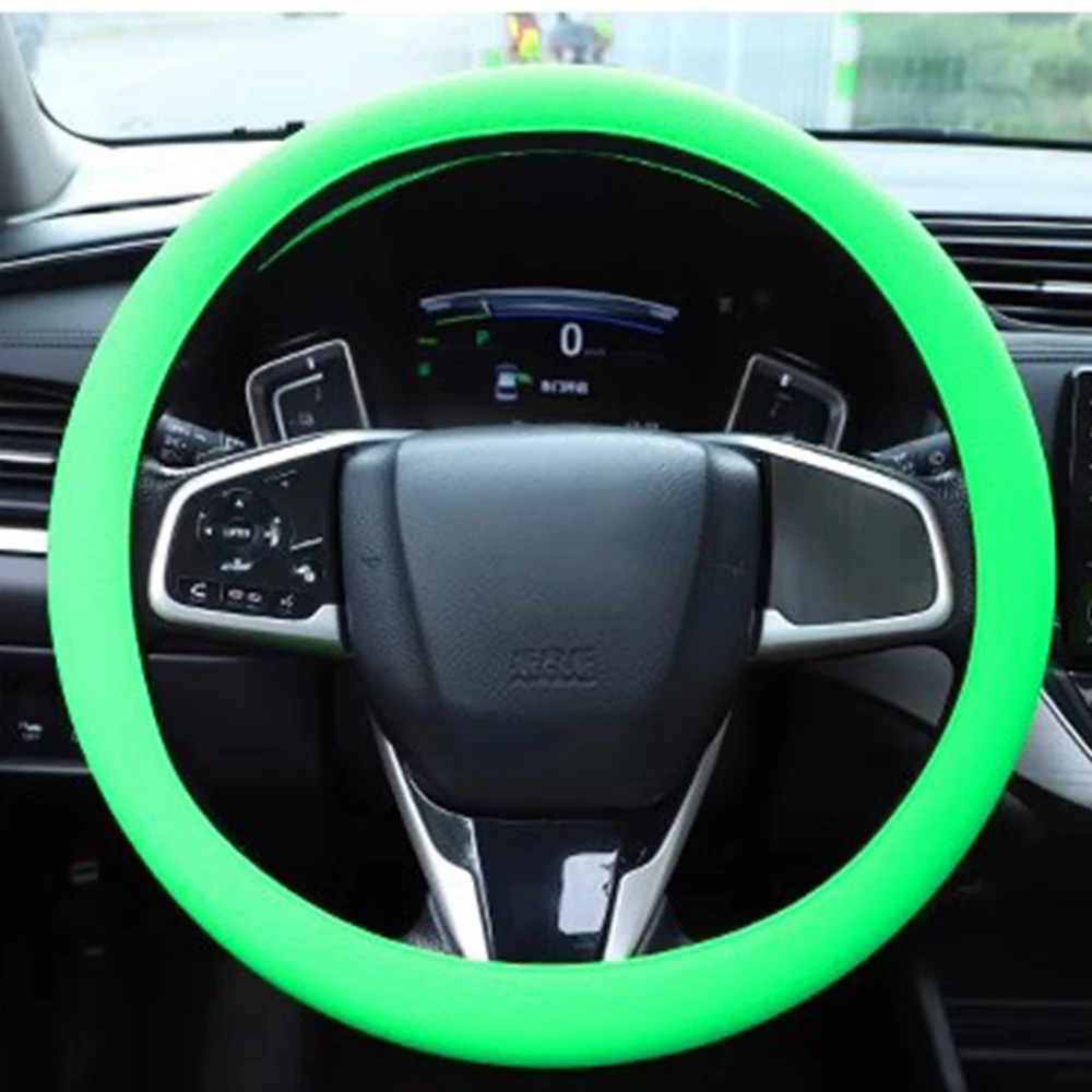 1 Stück ultradünne, rutschfeste Schutzhülle für das Autolenkrad, Silikon-Lenkrad-Schutzhülle. – Detail 20