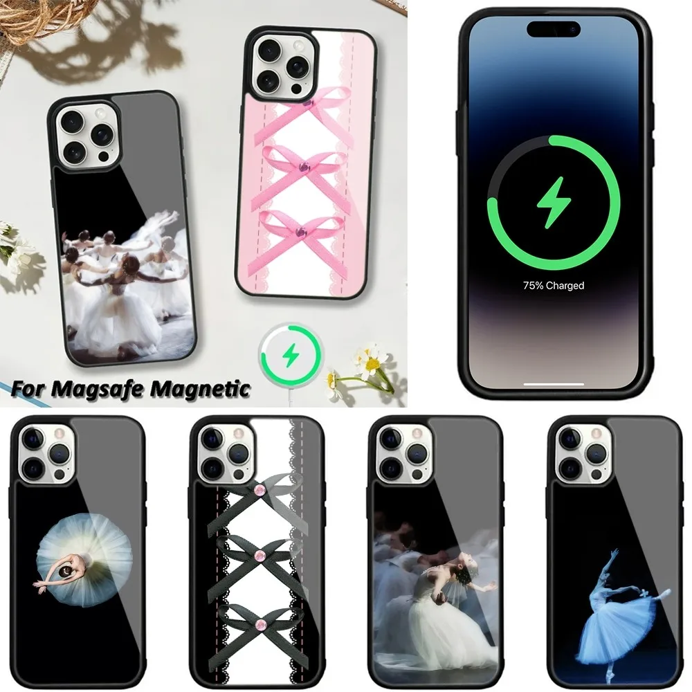 

Ballet Advanced Phone Case For iPhone 15,14,13,12,11 Pro Max Plus Cases Wireless Charging