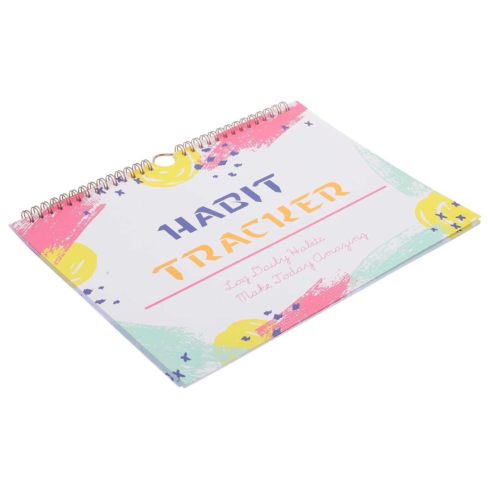

Undated Habit Tracker Journal Goal Planner Workout Calendar Daily Learning Planner Paper Simple Design Practical Use Mood