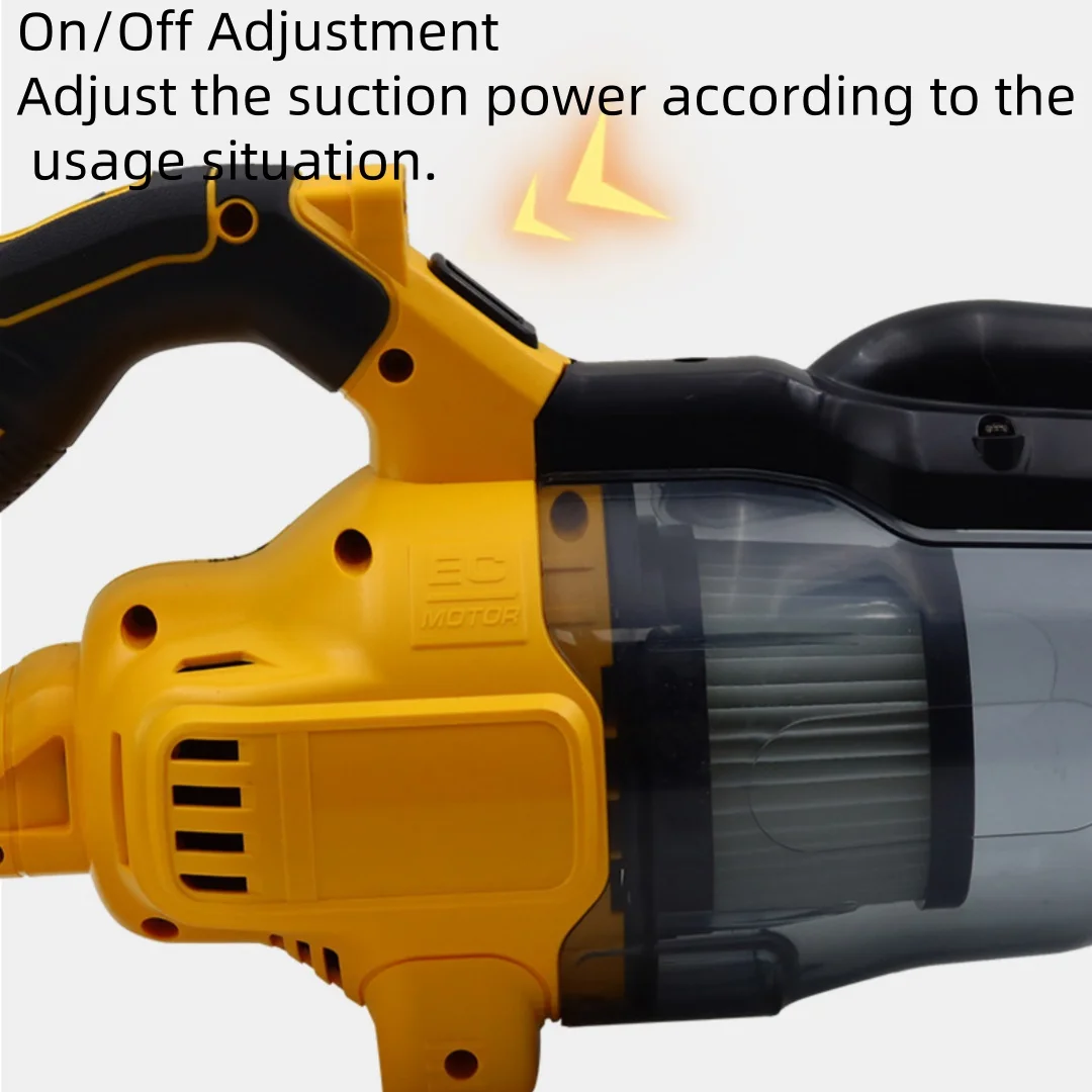 Electric  Mini Cordless Vacuum Cleaner HandheldLarge Suction Power Long Life Rechargeable Car Vacuum Cleaner