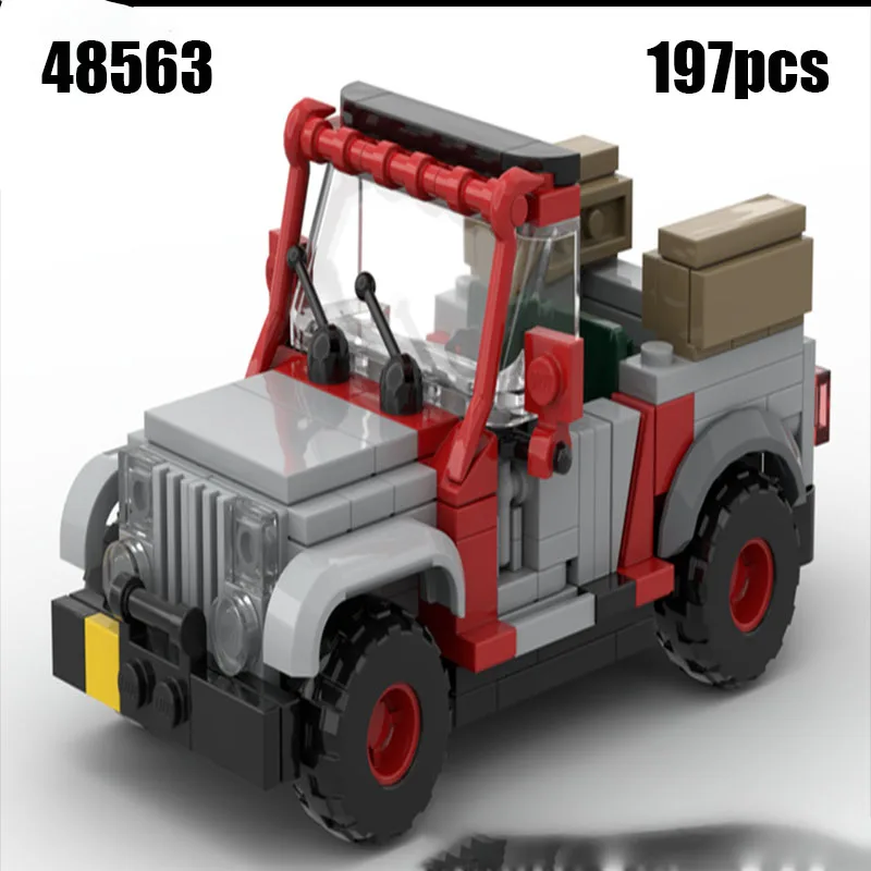 Spot MOC-48461 piccole particelle assemblate blocchi di costruzione per auto ornamenti assemblati giocattoli regalo fai da te giocattoli di trasporto per ragazzi