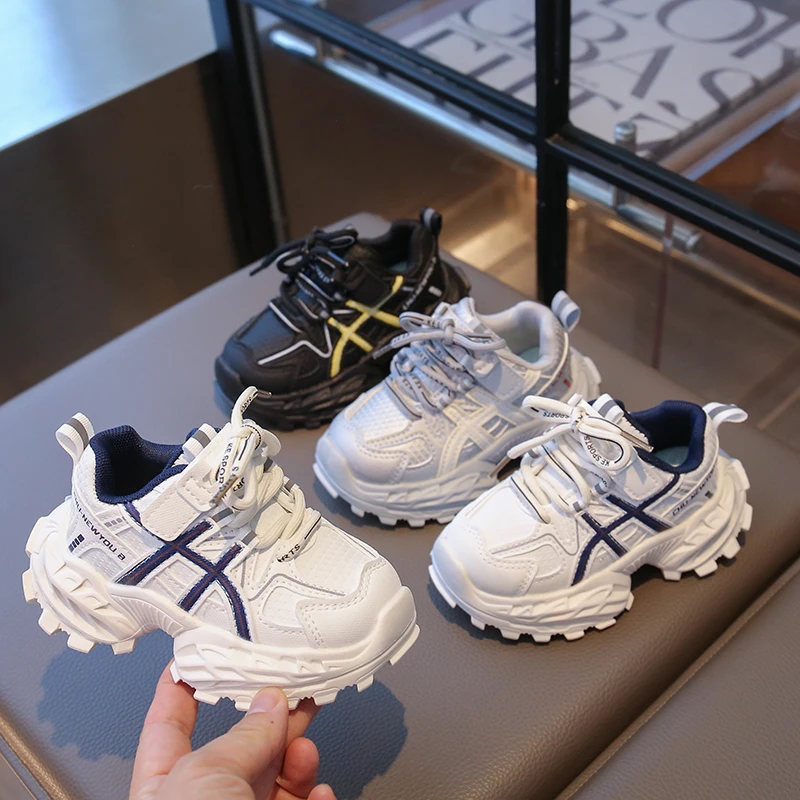 

Детская спортивная обувь, осень 2023, новые удобные дышащие кроссовки, детские кроссовки, студенческая детская повседневная обувь