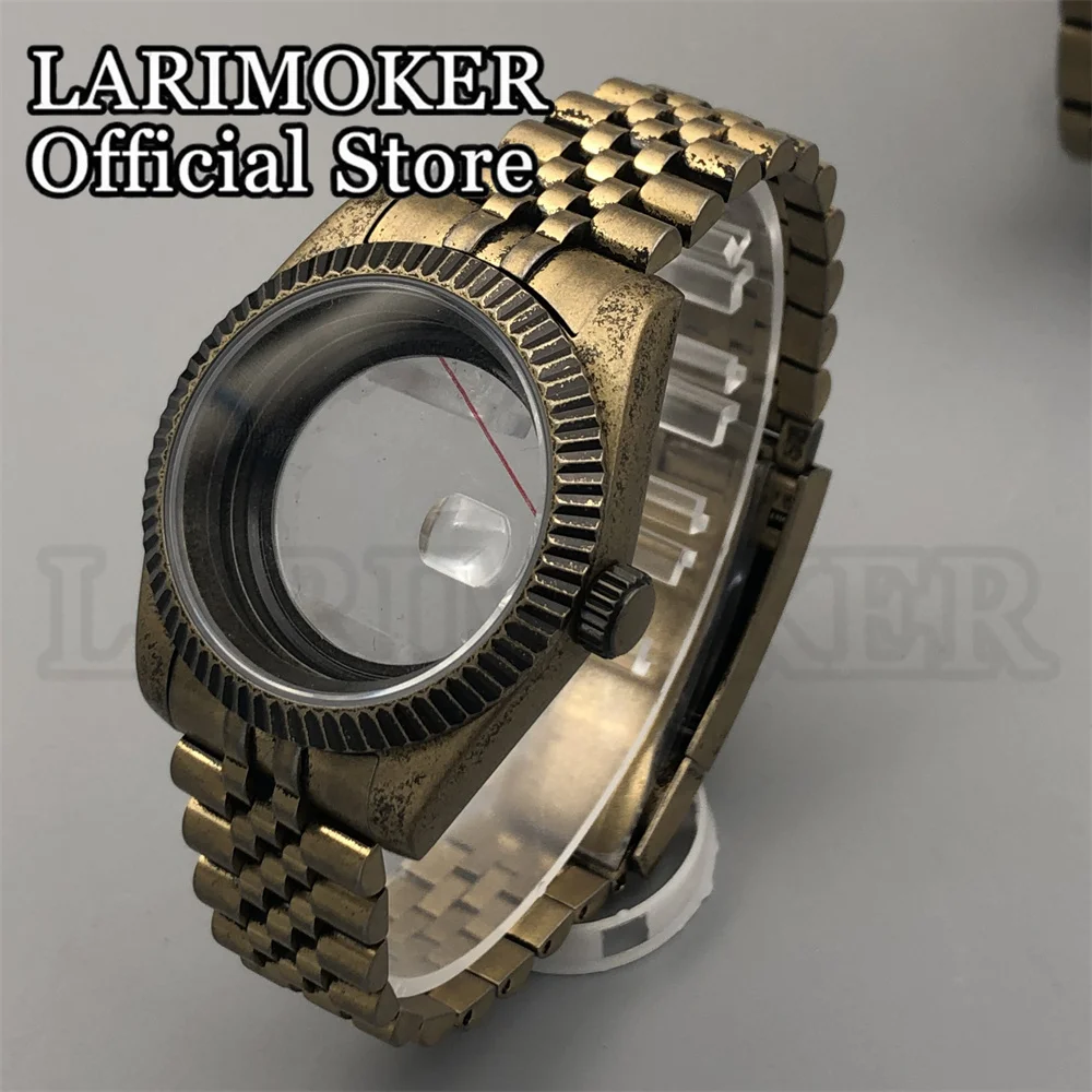 

LARIMOKER 36mm/39mm Men’s Automatic Watch Stainless steel Vintage Case sapphire glass Fit NH35 ETA2824 PT5000 Automatic movement