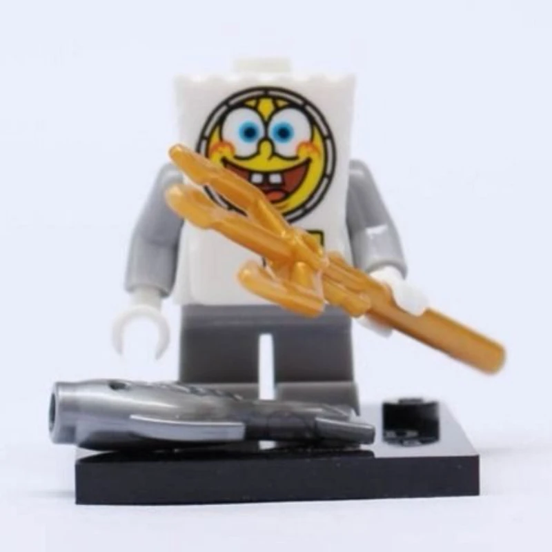 SpongeBob Patrick Star Blokken Cartoon Anime Gemonteerd Model Kleine Bouwstenen Kinderen Leuke Jongens Meisjes Educatieve Geschenken