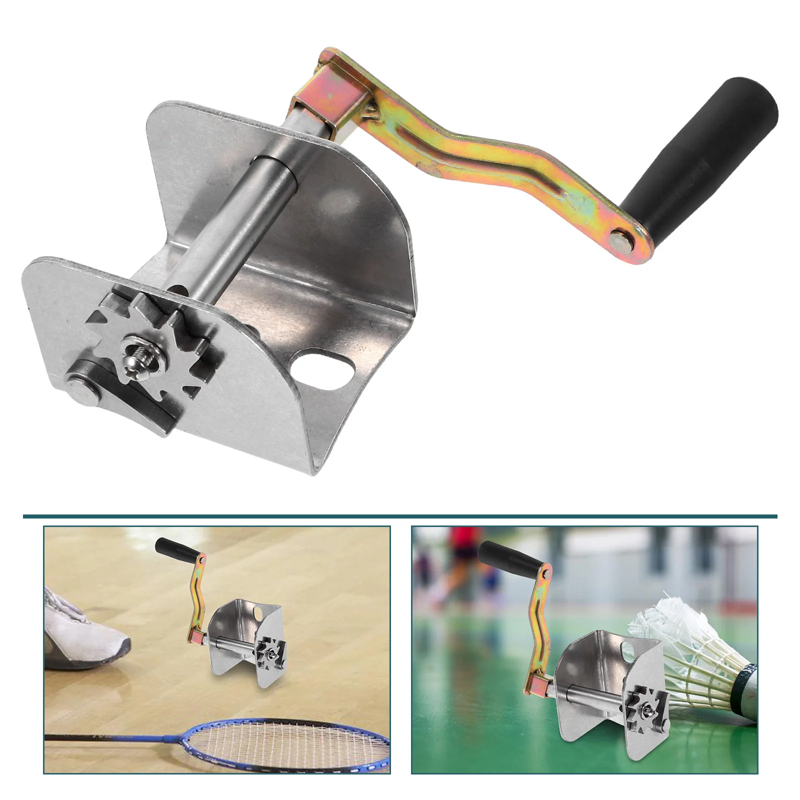 Outdoor Sports Net Tensioner Stainless Steel Hand Crank For Badminton Volleyball Court Quick Installation Professional