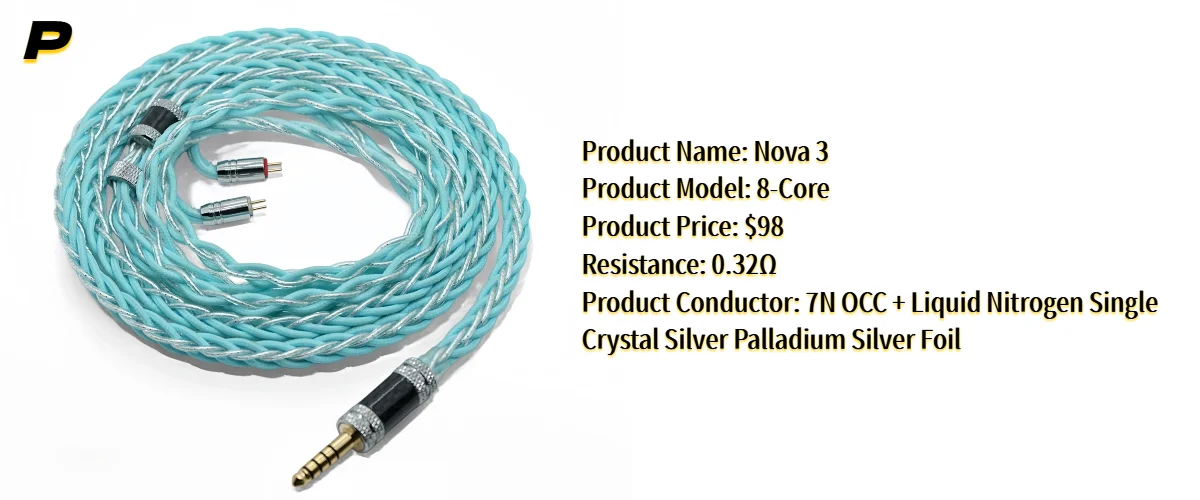 XINHS 2026 16. Jubiläum Fan-Feedback-Aktion Glücks-Kabel 4,4mm Balance 0,78mm 2-Pin HiFi Kopfhörer Upgrade-Kabel – Detail 5