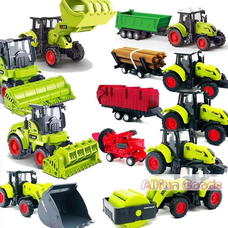 1Pcs Dump Truck Crane Engineering Inertia Car Toy Inertial Gliding City Construction Excavator Models Manual Skills Development