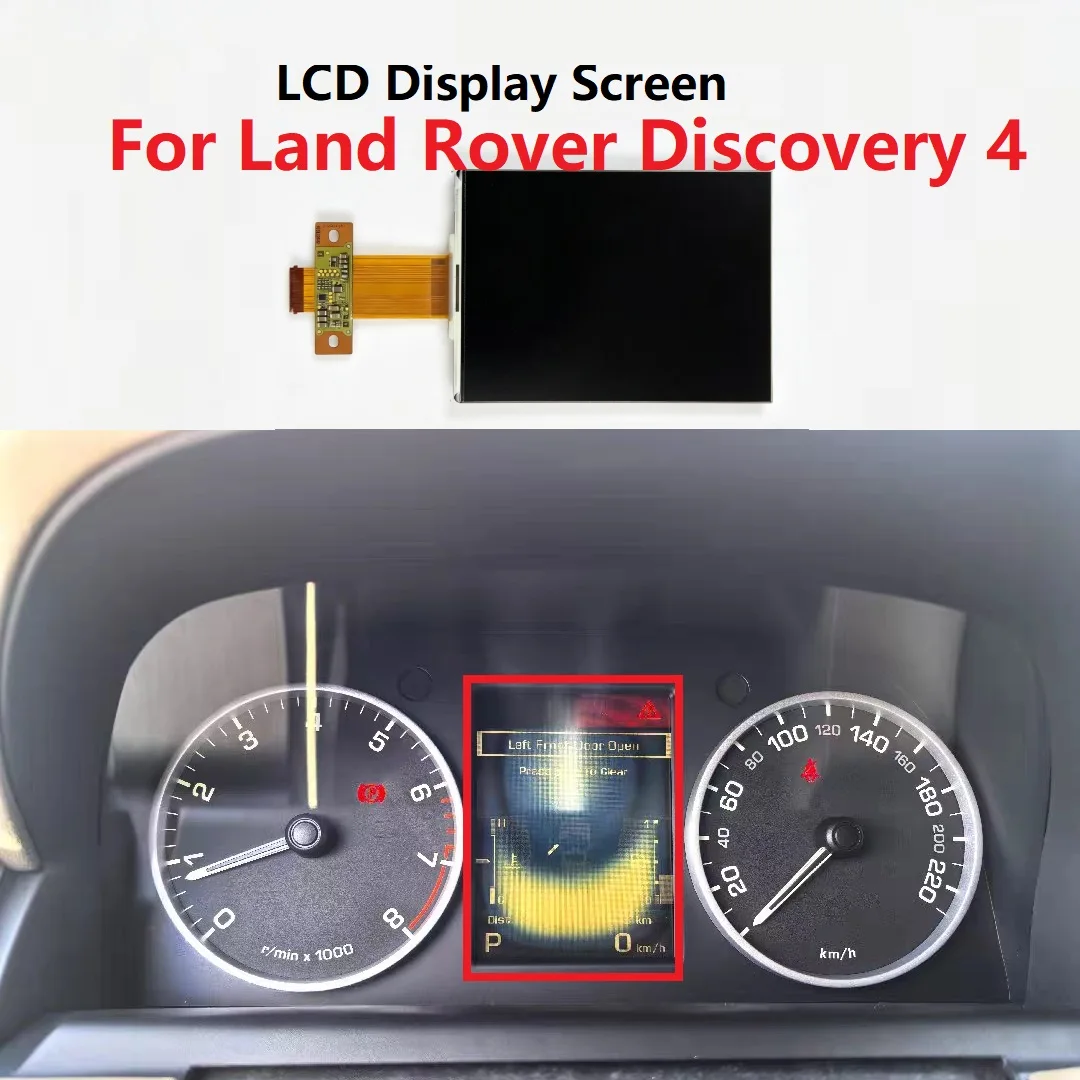 L5F0919P00 LCD For Land Rover Discovery 4 2010-2013 Instrument Dashboard Display Screen Replacement  Repair part