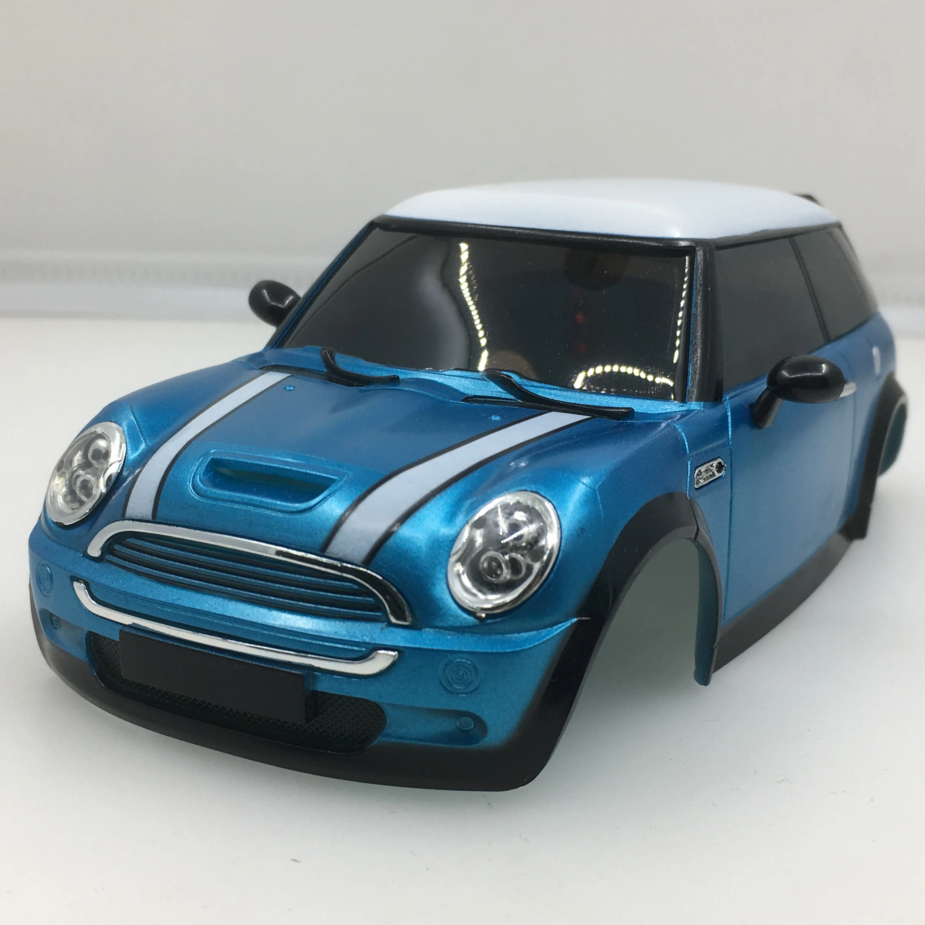 ABS Plastic Mini Coooper Car Body Shell 102mm Wheelbase for 1/28
