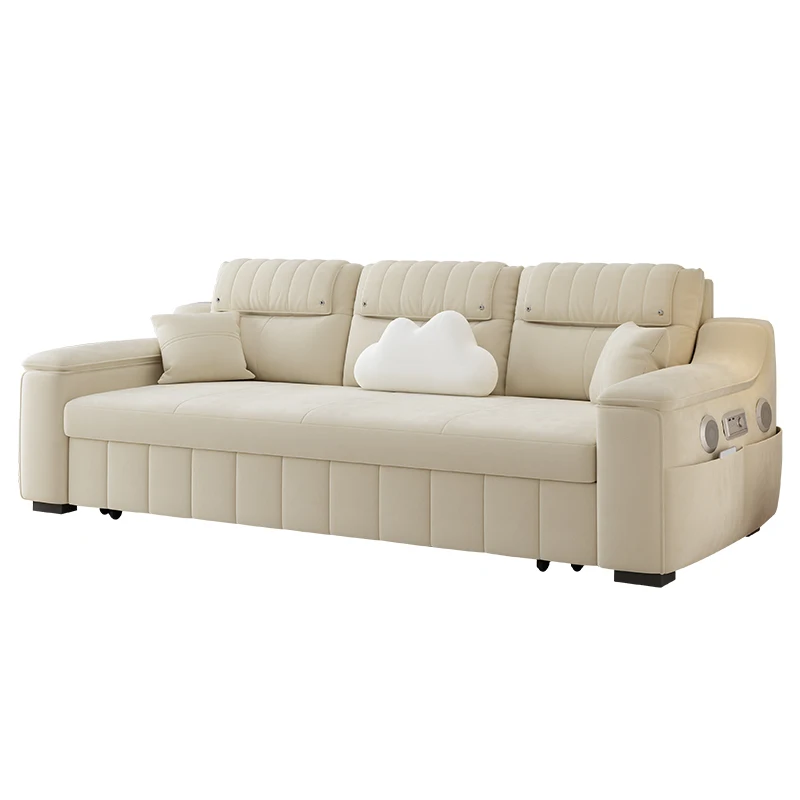 Dual Use Sleep Sofas Bed Recliner Designer Nordic Floor Folding Sofa Lazy 3 Seater Divano Letto Pieghevole Living Room Furniture