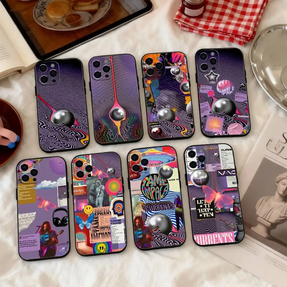 

Currents T-Tame I-Impala Phone Case Silicone Soft For IPhone 17 16 15 14 13 12 11 X XR Plus Pro Max Plus