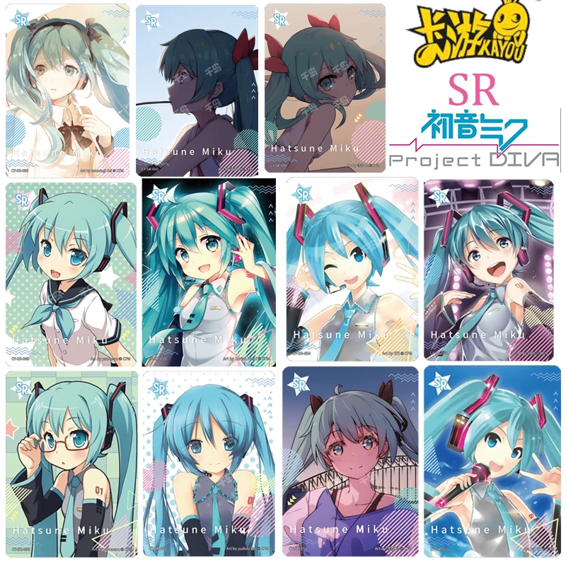 Hatsune Miku SR KAYOU Smith Hioka Megurine Luka Camui Gackpo Christmas Birthday Gift Collectible Card Sakine Miko Shine Hairen