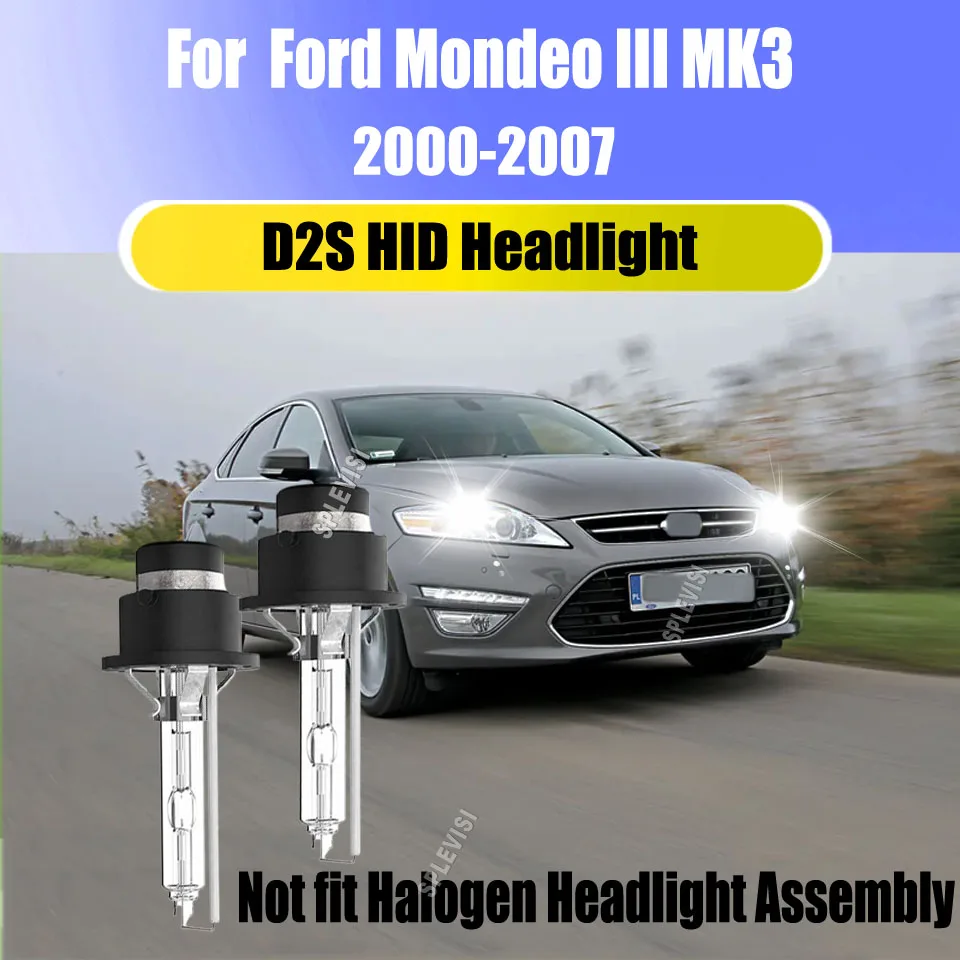 

d2s xenon hid headlamp light up to 3 times than halogen bulb For Ford Mondeo III MK3 2000 2001 2002 2003 2004 2005-2007