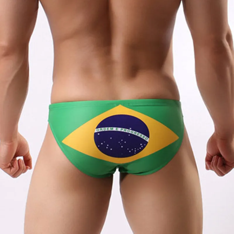 Mens Bikini Brazilian Swimwear Swim Briefs Sexy Mini Swimming Trunks For Boy Swimsuit Bathing Suit Beach Short Desmiit Sunga AUS