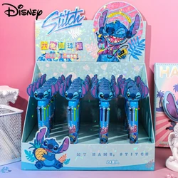 4/24pcs Disney Cartoon Stitch Doll 6 Colors Ballpoint Pen Lilo & Stitch Cute Gel Pen Student Supplies Stationery Wholesale