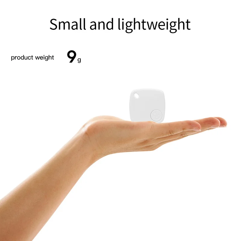 Dispositivo antipérdida con Bluetooth, localizador de billetera IOS, Etiqueta inteligente, Mini rastreador GPS, llavero, buscador de equipaje y