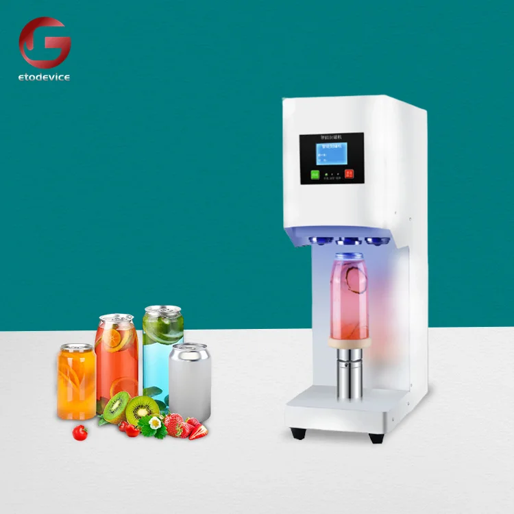 Newest Intelligent Automatic 5S Can Sealing Machine Competitive Price 5S Tin Can Sealer Sealing Machine Spiral Tin Can Seamer