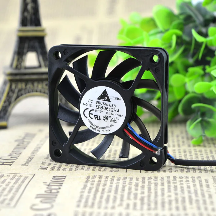 

EFB0612HA 6010 12V 0.18A 6CM FAN CASE COOLING FAN