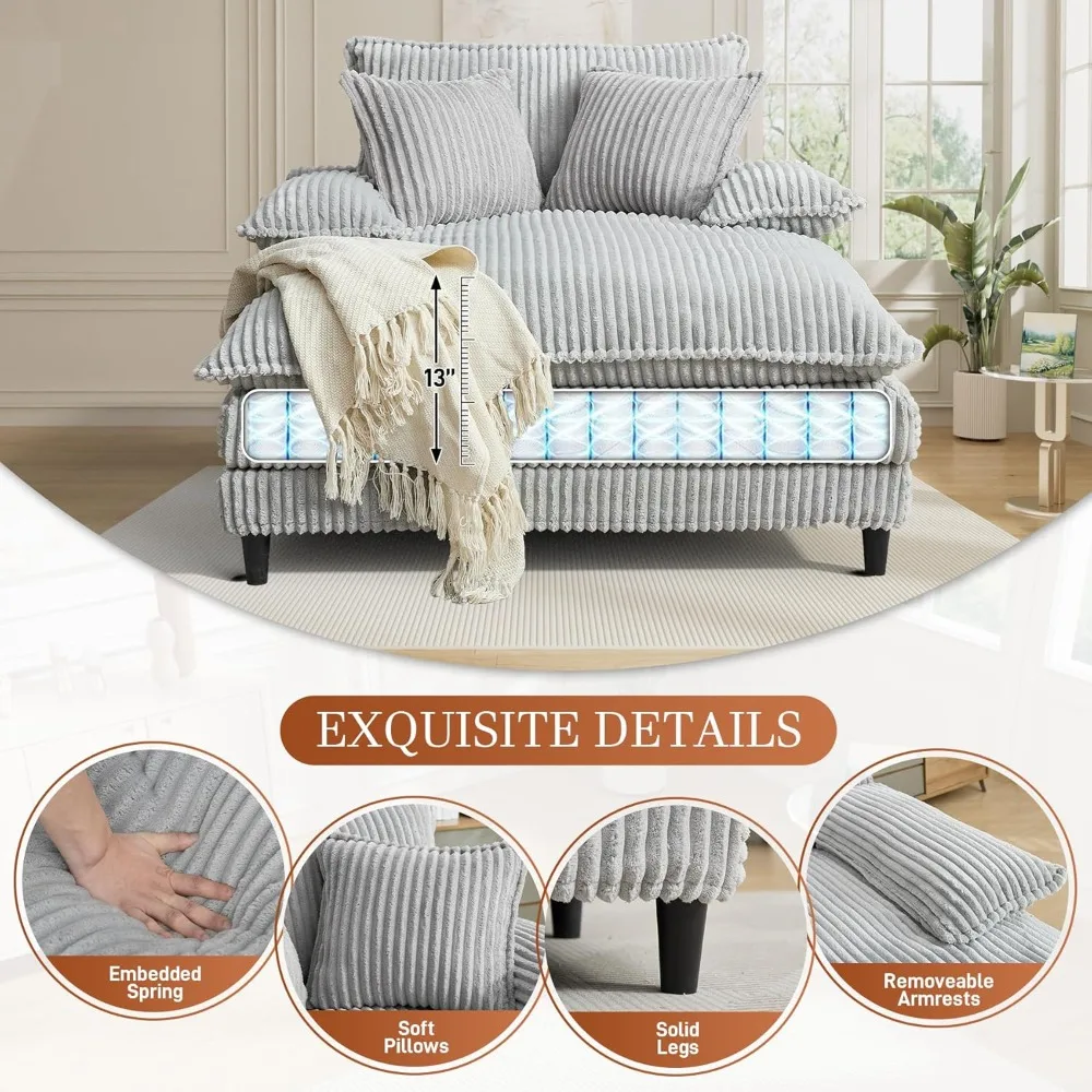 Oversized Chaise Lo…