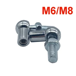 Universal M6/M8 Gas Strut Connectors Rod End Fitting Ball Joint Valve Thread Head for Car Front Bonnet Rear Boot Furniture