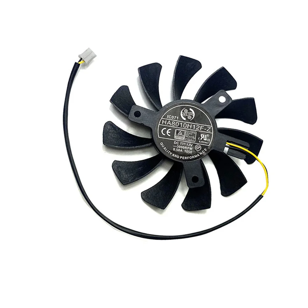 High-quality 1 Pieces 75MM HA8010H12F-Z N740 1GB ITX Graphics Card Cooling Fan For MSI Geforce GTX 750Ti 750 Cooling Fan