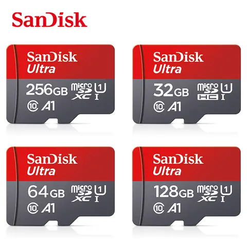 Sandisk Ultra Micro tf carte SD 128GB 32GB 64GB 256GB Mini carte SD SD/TF carte Flash carte mémoire 32 64 128 gb miniSD pour téléphone