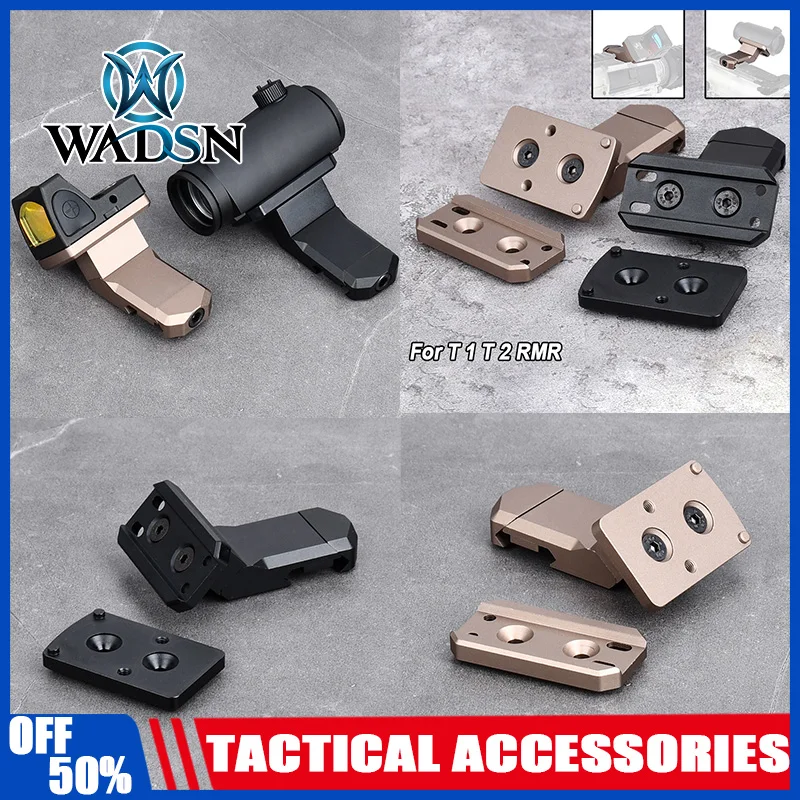 Tactical 45 Degree Offset Optic Mount Red Dot Sight For AR15 Airsoft Red Dot Sight 20mm Picatinny Rail Metal Accessories