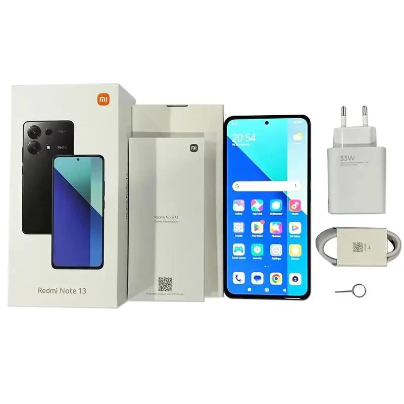 Xiaomi-Smartphone Redmi Note 13, versión Global, 4G, Snapdragon®Cámara 685 108MP 120Hz Pantalla AMOLED 33W carga