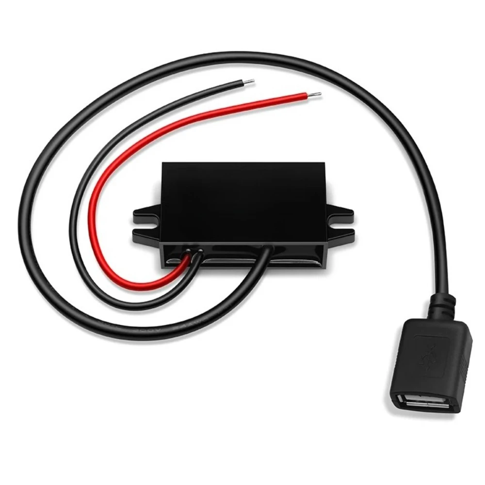 DC DC 12V 24V 36V 48V 60V 72V 80V to 5V Step Down USB Converter Output 8-85V to 5VoltsWith Car Charger Power Supply ﻿waterproof